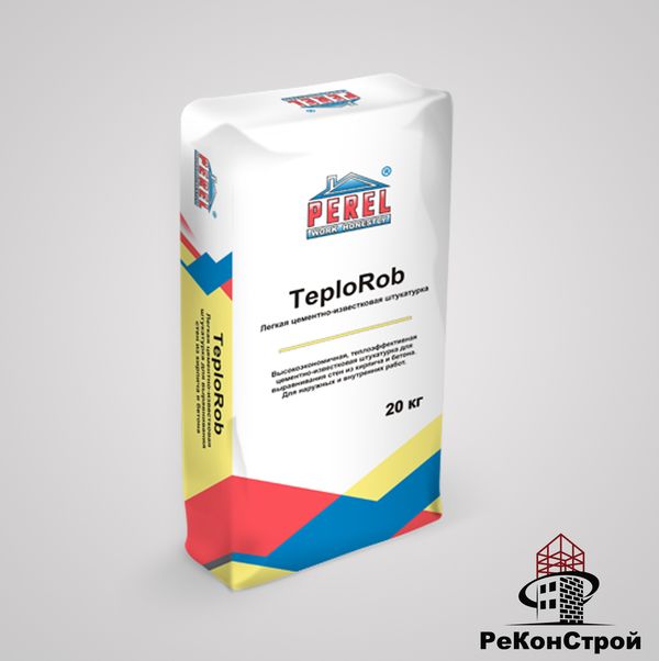 TeploRob Лёгкая цементно-известковая штукатурка в Краснодаре